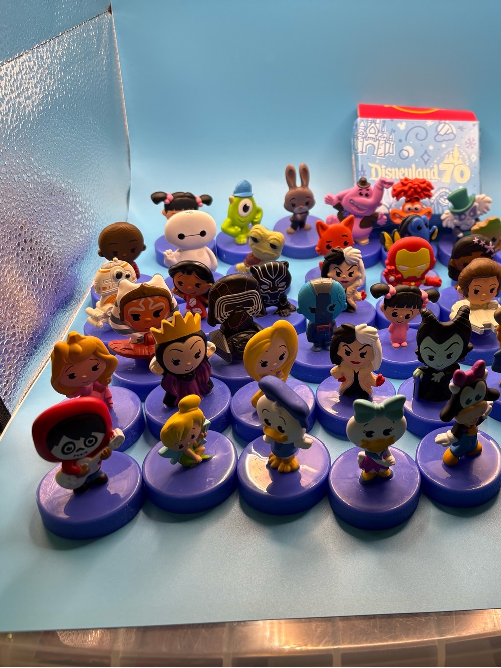 2025 McDonald's Happy Meal Disneyland 70th Anniversary Toy Lot Of 47